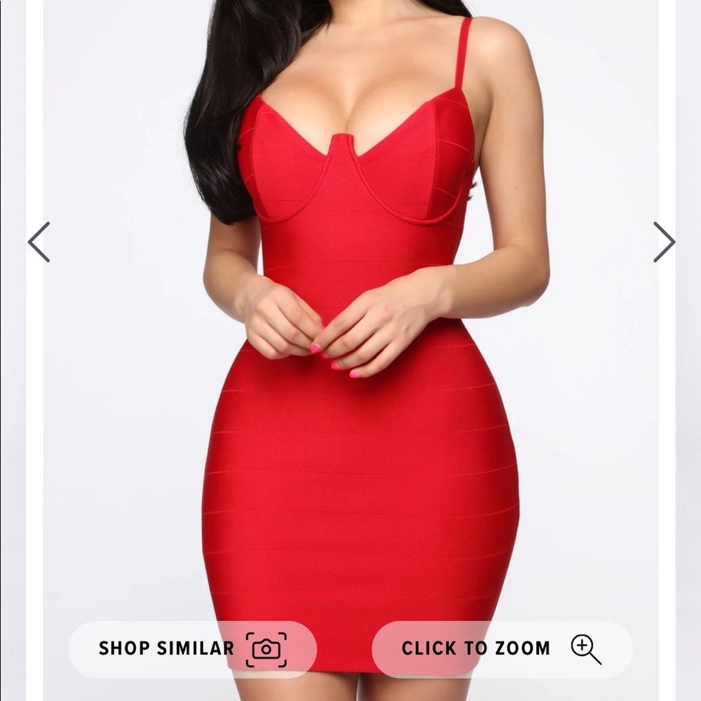FashionNova mini bandage dress